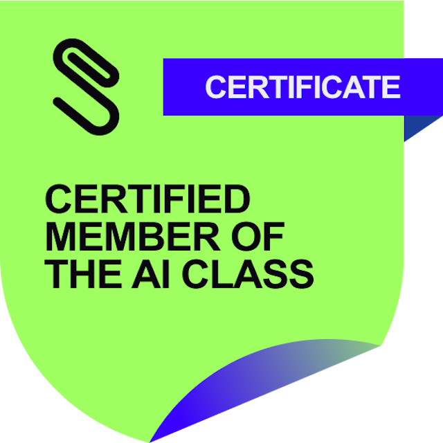 Certified Member of the AI Class